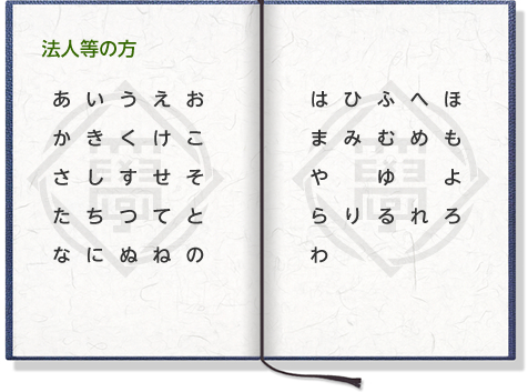 みらい基金 法人芳名録